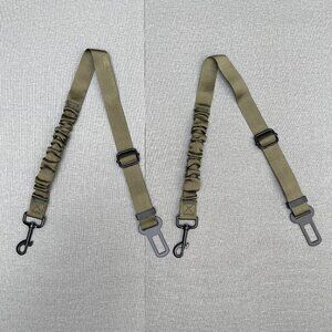 2 Pack ,Dog Seat Belt Leash Pet Seatbelt Car ELASTIC Safety Adjustable Harness